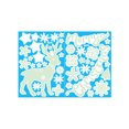 thumbnail image 1 of Christmas Window Stickers Light Up In The Dark Snowflake Design 30 cm x 20 cm PVC Reusable Electrostatic Adhesive Decorations, 1 of 6