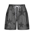 thumbnail image 4 of Plebaso Women's Summer Casual Shorts Printed Drawstring Shorts Lightweight Beach Shorts with Pockets, 4 of 5