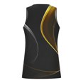 thumbnail image 4 of Qertyioot Nouveau Gilet Décontracté d'Été pour Hommes, Imprimé Sport, Col Rond, 4 of 4