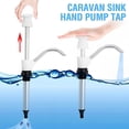 thumbnail image 2 of maskred Aluminium Alloy Hand Water Pump Telescopic Manual Replacement Outdoor Leakproof RV Trailer Kitchen Portable Toilet White, 2 of 6