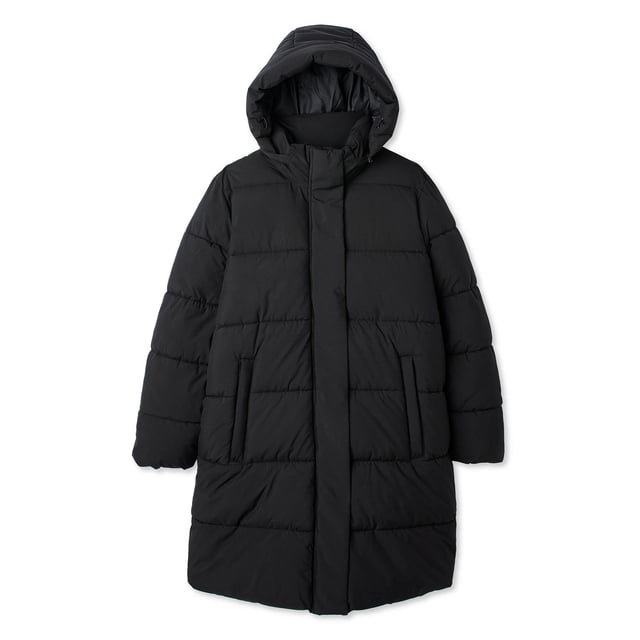 George Women's Plus Mid Length Puffer Coat