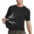 thumbnail image 1 of AherBiu Mens Tee Shirts Crewneck Stretch Quick Drying Outdoor Lightweight Performance T-Shirts, 1 of 4