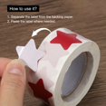 thumbnail image 4 of Unique Bargains Star Stickers 1 Inch 1 Roll DIY Adhesive PVC Labels Notes, Greeting Cards, Gift Boxes, 500 Count/Roll Pink, 4 of 7