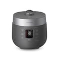 thumbnail image 1 of CUCKOO CRP-ST0609FG 6-Cup (Uncooked) / 12-Cup (Cooked) Twin Pressure Rice Cooker & Warmer with Nonstick Inner Pot, 16 Menu Options, 3 Voice Guide, Auto Clean (Gray), 1 of 9