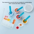 thumbnail image 5 of Maoww Ensemble de 38 Pcs Gobelets de Mesure en Résine Silicone Bricolage Époxy Outils de Mélange Kit Réutilisable Ménager Professionnel Moule Fournitures de Mesure, 5 of 5