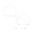 thumbnail image 4 of DOLITY 3 Pieces Swimsuit Hangers Lingerie Hangers Multifunctional Swimsuit Hanging Rack Beige, 4 of 9