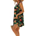 thumbnail image 4 of Ovzne Robes pour Femmes Robe de Plage pour Femme Col Rond Sans Manches Dégradé Teinture sur Nœuds Robe de Plage Robe de Vacances Liquidation, 4 of 6