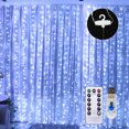 thumbnail image 3 of Amdohai Guirlande Lumineuse de Rideaux Alimentée par USB Décoration d'Éclairage de Rideau pour Rendez-Vous Demande Rassemblement 8 Modes d'Éclairage 118* 118 Po Violet, 3 of 7