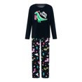 thumbnail image 1 of Faithtur Christmas Parent-child Outfit, Printing Long Sleeve Sleepwear/Jumpsuit, 1 of 9