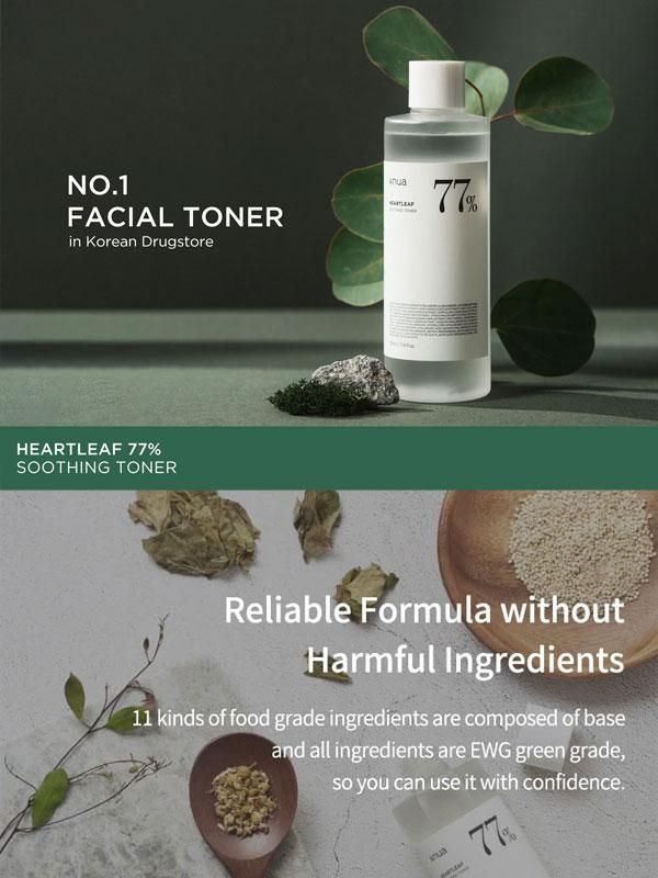 Anua Heartleaf Tonique apaisant 77 % 250 ml