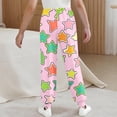 thumbnail image 4 of Cowsor Girls Graphic Print Sweatpants Athletic Drawstring Joggers Cute Track Pants with Pockets for Kids, 4 of 6