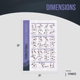 thumbnail image 3 of FitMate Stability Ball Workout Exercise Poster - Workout Routine with Free Weights, Home Gym Decor, Room Guide (16.5 x 25 Inch), 3 of 5