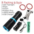 thumbnail image 1 of XML-L2 LED Sea Diving Submarine Yellow Light Waterproof Flashlight Marine Torch ,Powerful Illumination, 1 of 7