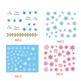 thumbnail image 4 of 1 Sheet Christmas 3D Nail Sticker nail decal Snowflakes Nail Tips Tatoos Party Manicure Transfer Sticker, 4 of 8