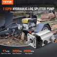 thumbnail image 2 of VEVOR Hydraulic Log Splitter Pump, 11GPM, 2 Stage 3000PSI Wood Log Splitter Pump, 1'' Inlet 1/2'' NPT Outlet 3600 RPM Aluminum Hydraulic Gear Pump, 2 of 9