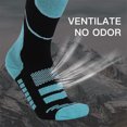 thumbnail image 4 of Graflsoa Unisex High-Performance Ski Socks with Geometric Design, Quick-Dry Cotton Blend for Men & Women, One Size Fits All (39-44), Various Colors Available, 4 of 6