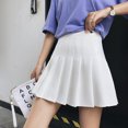 thumbnail image 3 of Jupe Plissée de Tennis Patineuse pour Filles, Mini-Jupes de Cheerleader, Uniformes, Cosplay, Danse, Blanc G, 3 of 8