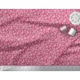 thumbnail image 2 of Soimoi Poly Georgette Fabric Dot & Leaves Print Fabric by Yard 52 Inch Wide, 2 of 2