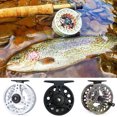 thumbnail image 4 of Fly Fishing Reel Aluminum Hand-changed Portable Spinning Accessory Portable Aluminum Wheel Fish Tackle Saltwater Lake Reels Professional Learner Type 1, 4 of 8
