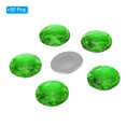 thumbnail image 3 of Unique Bargains 30mm Flat Back Round Acrylic Rhinestones, 50 Pack Plastic Circle Gems for Jewelry Making Costume, Green, 3 of 6