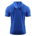 thumbnail image 4 of MAWCLOS Mens Summer Hooded T-Shirt Running Basketball Athletic Tops Workout Muscle Shirts, 4 of 4