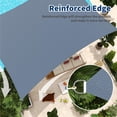 thumbnail image 4 of Voile d'Ombrage Rectangulaire Robuste avec Blocage UV pour Terrasse Extérieure, Jardin, Terrasse, Cour – 12x16 Pi, Résistante aux Intempéries, Installation Facile – Gris Foncé, 4 of 8