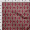 thumbnail image 4 of oneOone Rayon Brown Fabric Argyle Sewing Material Print Fabric By The Yard 56 Inch Wide, 4 of 4