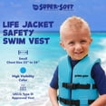 thumbnail image 2 of TRC Recreation Super Soft Child Life Jacket Vest, Small, Marina Blue, 2 of 7