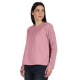 thumbnail image 3 of Moomaya Haut en Dentelle Style Victorien pour Femmes Manches Longues Tunique Décontractée Unie, 3 of 6
