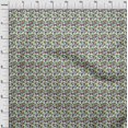 thumbnail image 3 of oneOone Cotton Poplin Fabric Leaves & Floral Block Decor Fabric Printed BTY 42 Inch Wide, 3 of 4