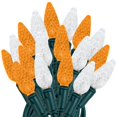 thumbnail image 1 of Novelty Lights 24FT 70 LED C6 Christmas String Lights, Orange & Pure White, 1 of 8