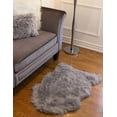 thumbnail image 3 of H-Luxe 2'X3' Gordon Faux Sheepskin Rug, 3 of 6