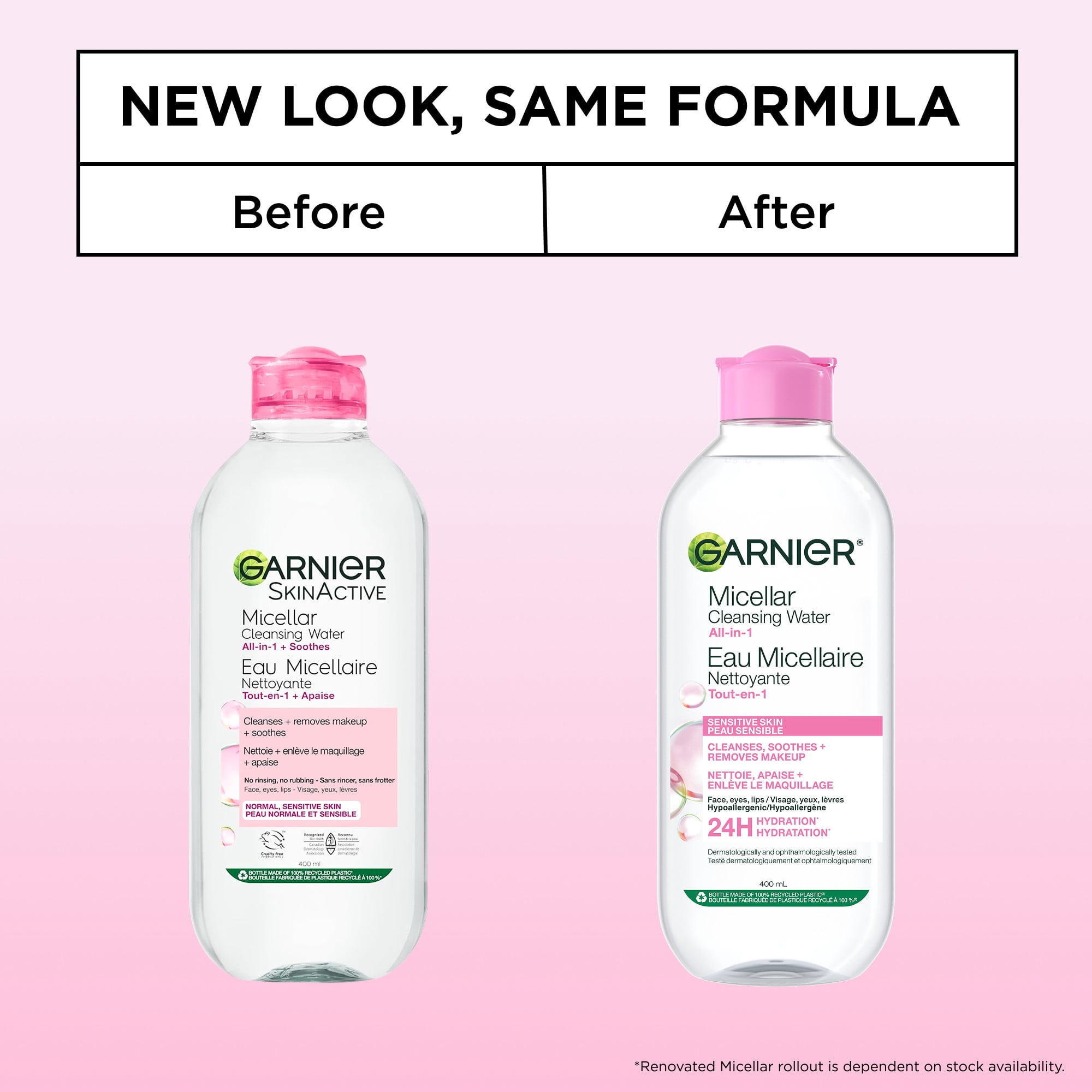 Garnier Eau Micellaire Tout-en-1 Peaux Sensibles, 400 mL