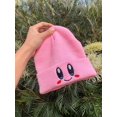 thumbnail image 2 of HSHDLDF Generic Kirby Beanie Adult Size Anime Hat Accessory Pink Kawaii, Medium-Large, 2 of 7