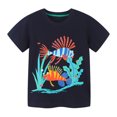 thumbnail image 1 of YTDSCS T-Shirts pour Garçons de 2 à 8 Ans, T-Shirts en Coton à Col Rond pour Tout-Petits, Hauts à Manches Courtes pour Bébés Garçons, 1 of 7