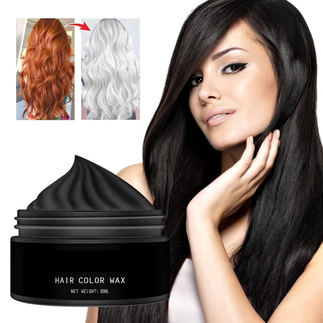 Temporary Instant Unisex Natural Hair Color Wax Mud Washable Moisturizing Modelling Fashion Colorful Hair Color Wax Disposable Natural Hairstyle Hair Color Pomade Dye, Hair Dye