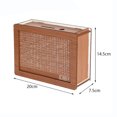 thumbnail image 3 of Boovnll Money Saving Box, Home Counter Wooden Piggys Bank Wooden Crafts Decorative Gift Wooden Piggys Bank with Counter Piggys Bank Non-Openable Piggys Bank Savings Goal, Savings Box, Money Box, 3 of 7