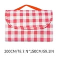 thumbnail image 3 of O-263 Red Thickened Waterproof Picnic Mat Proof Pad Foldable Portable For Outdoor Camping Grass Beach Use, 3 of 6