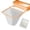 Light Yellow, variant on Kitchen Strainer Food Catcher with Strong Suction Cup and Disposable Mesh Filter Bags for Efficient Drain