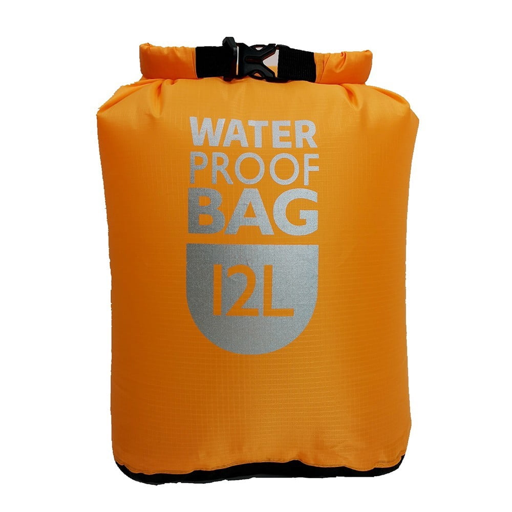 Outdoor 6L12L Dry Waterproof Sack Bag Swimming Rafting Kayak Boating Storage Bag Waterproof Index 3000mm High Quality Buckle