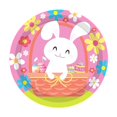 thumbnail image 1 of Easter Paper Plates 7 in and 9 in Multicolor Disposable Painted Pulp Plates Waterproof Oil Draining for Holiday Table Decoration, 1 of 6