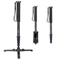 thumbnail image 1 of Koolehaoda Monopode de Caméra Extensible en Alliage d'Aluminium avec Base de Support Trépied, K-288 5 Sections 20-66 Pouces Réglable pour Caméras Reflex Caméscope Vidéo, Charge jusqu'à 15.5lbs, 1 of 6