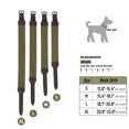 thumbnail image 2 of Dog Collar Heavy Duty Webbing Adjustable Buckle Collars for Medium Large Dogs Army Green, 2 of 8