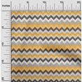thumbnail image 2 of oneOone Rayon Mustard Yellow Fabric Chevron Sewing Material Print Fabric By The Yard 56 Inch Wide-TN, 2 of 5