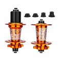 thumbnail image 2 of jinwen Road Bike Front Rear Disc Brake Hubs Accessories, 8-13 Speeds Qr Adapter, Sealed Orange, 2 of 9