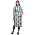 thumbnail image 1 of Bimba Robe Tunique Droite en Viscose Imprimée Style Santoon pour Femmes Vêtements Indiens, 1 of 5