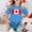 Sky Blue, variant on Zecgelong Canada Day Girls Short Sleeve Tee Summer Crewneck T Shirt Casual Fit Basic Shirts Girls Shirts Size 10-11 Years
