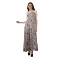 thumbnail image 2 of Moomaya All Over Printed A Line Sleeveless Womens Summer Party Dresses, 2 of 4