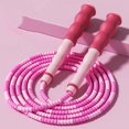 thumbnail image 2 of Fridja Jump Ropes for Kids, Soft Beaded Jump Ropes, 9 ft Adjustable Length Lightweight Segmented Soft Beaded Skipping Ropes for Women and Men Keeping Fit, Workout and Sport, Green, 2 of 4