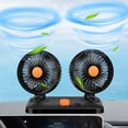 thumbnail image 1 of Liquidation! Ventilateur de Voiture avec 6 Pales, 2 Vitesses, Circulateur de Refroidissement, Rotation Multi-Angle, Ventilateur Auto pour Berline, SUV, RV, Bo-at, Articles en Promotion, 1 of 7